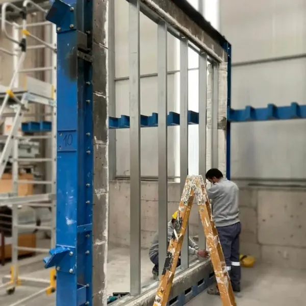 OUR PROFILES SUCCESSFULLY PASSED THE PARTITION WALL FIRE TEST